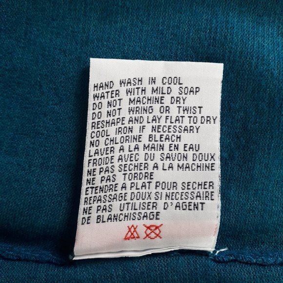 Laura Teal Short Sleeve Knit Blouse - Picture 10 of 11